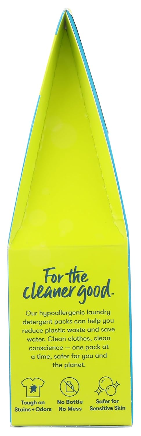 Packs, 36.33 OZ Ecos Free & Clear Laundry Detergent