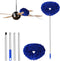 Ceiling Fan Cleaner Duster - Reusable Microfiber Blade Cleaner with Extension Pole, Adjusts 13 to 49.7 Inch