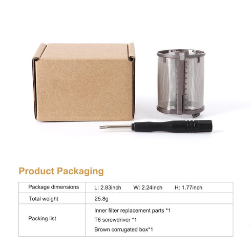Inner Filter Mesh Replacement for Dyson Supersonic Hair Dryer - Metal Net Mesh Strainer Cover Attachment