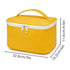 Meiyuuo Small Makeup Bag for Women, Waterproof Zipper Pouch for Purse Essentials, Cute (Bright Yellow)