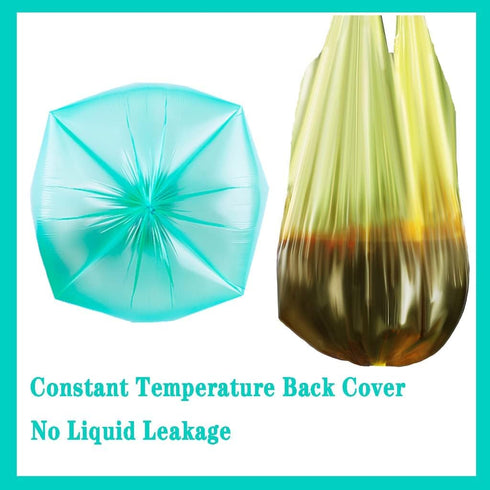 200 Count 4 Gallon Small Colorful Trash Bags with Handle for Bathroom, Home Office, and Trash Can