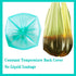 200 Count 4 Gallon Small Colorful Trash Bags with Handle for Bathroom, Home Office, and Trash Can