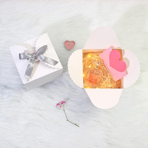 WEWILUCK Small White Gift Box, 10 PCS Pretty Favor Boxes with Lids for Wedding, Birthday, Party, Holiday