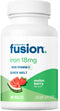 Bariatric Fusion Iron Supplement for Women, 90 Count, Quick Melt, Sugar Free Dissolvable Chewable Iron Tablets