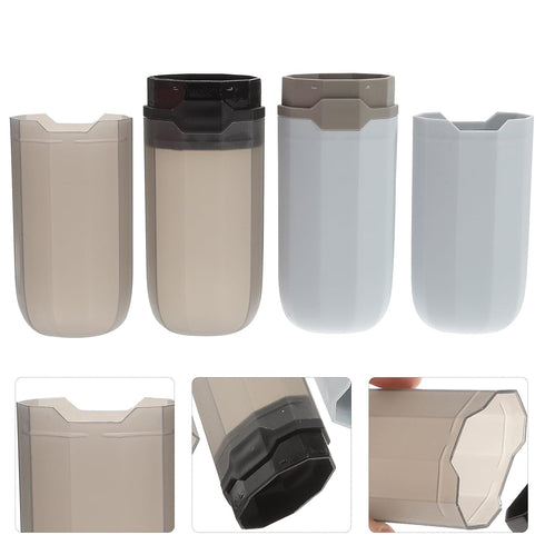 2Pcs Toothbrush Travel Case, Portable Holder Dustproof Protective Cover for Outdoor and Daily Use