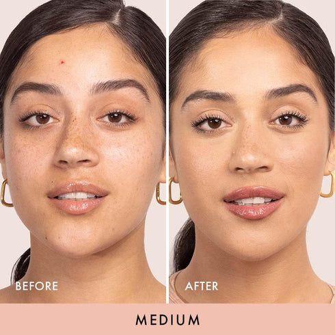 Wander Beauty Wanderlust Powder Foundation - Medium, Lightweight, Buildable Coverage with Hyaluronic Acid