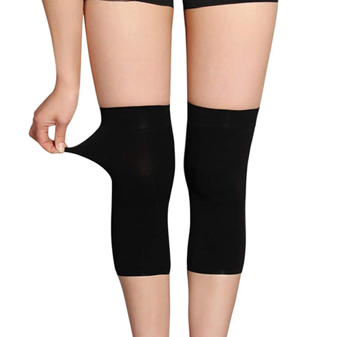 JUMISEE Cotton Knee Sleeves, One Pair for Pain Relief, Circulation Improvement, Sport Compression for Running, Arthritis