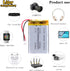 3.7V Lipo Battery 800mAh, Rechargeable Lithium Ion Polymer Battery 503048 with JST Connector