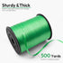 500 Yards 3/16" Crimped Curling Ribbon Dark Green, Balloon String Curly Ribbon 1 Roll for Gift Wrapping, Birthday Wedding Party Festival Decoration, Baby Shower, Art Crafts, Florist Flowers