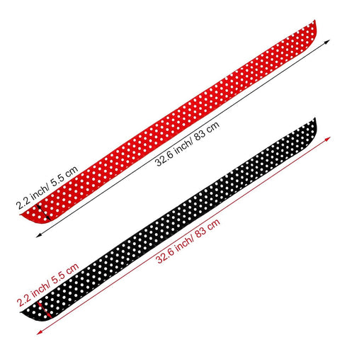 Hicarer 2 Pieces Polka Dot Headbands for Women, Retro Bandana Halloween Dress Up, Vintage Print
