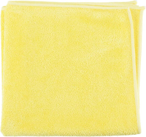 Rifz Textiles KSMFYEL1616 Rifz KS Collection Microfiber Cloths Color Yellow Size 16'X16' 12 PK