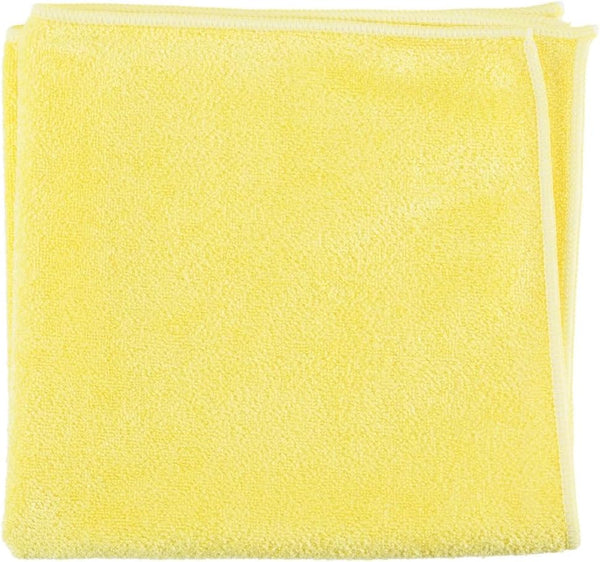 Rifz Textiles KSMFYEL1616 Rifz KS Collection Microfiber Cloths Color Yellow Size 16'X16' 12 PK