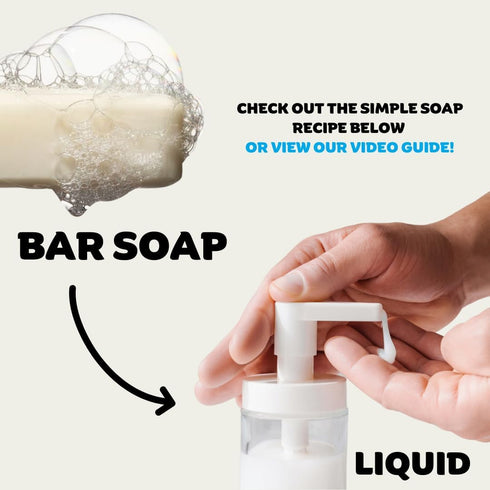Coconut Dish Soap Bar, Organic, Pack of 3, 3.8 oz each, Skin-Safe, Non-Toxic, Sustainable Kitchen Soap