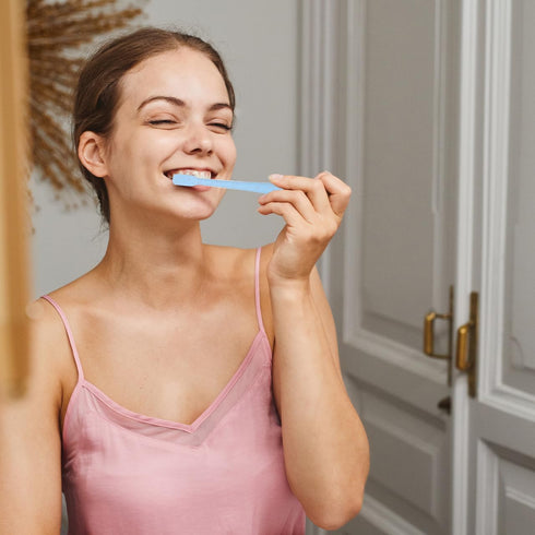 Pack 12 Wheat Straw Handle Toothbrush of with Soft Charcoal Bristles Ergonomic Manual Toothbrushes Portable for Travel