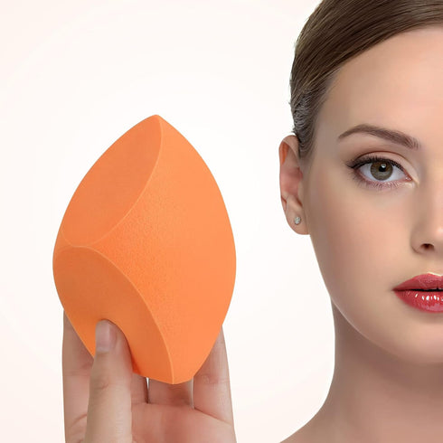 XL EXTRA LARGE Makeup Beauty Sponges Blender, Product contains: 1x Extra Large (10 cm) and 1 Sponge Holder for Dry &