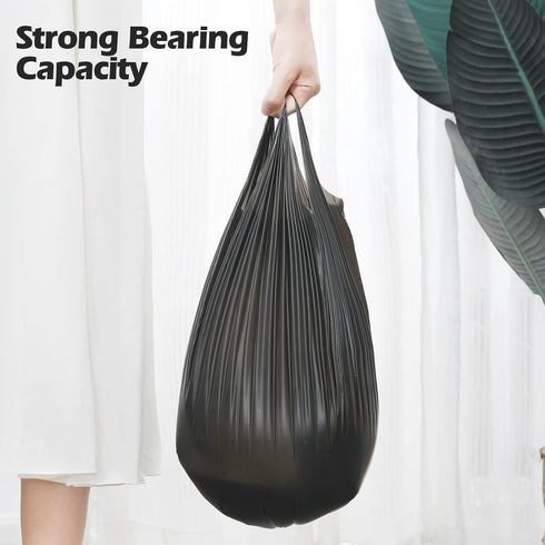 2-4 Gallon Portable Trash Bags, 120 Counts Thicken Small Garbage Bags for Office Kitchen Bedroom Trash Can