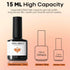 Modelones Fall Gel Nail Polish, 15 ML Bright Neon Yellow Orange Gel Polish, Soak OFF UV LED Nail Polish for Autumn