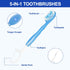 JOUGE 26 Pack 5 1 4 26) Mini Disposable Toothbrushes with Toothpaste in Travel Portable Toothbrush Individually Wrapped
