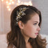 Kercisbeauty Wedding Bridal Hair Comb - Crystal and Pearl Side Headpiece for Prom, Silver