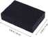 Sponge 5Pcs Carborundum Sponge, Non- Scratch Emery Brush Kitchen Scrubber Pot Cleaner for Home Restaurant Hotel (Black) Bowl Dish Washing Cleaning Brush Cleaning Brush by Kichvoe