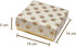 Desi Favors Floral Printed Sweet Boxes for Indian Sweets, Cookies, Mithai, Gift Boxes with Lids, 2.95x5.51 Inch (Pack
