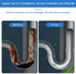 2 Pcs Pipe Dredge Bubble Bombs, Powerful Fast Foaming Drain Cleaner for Kitchen Toilet Pipeline