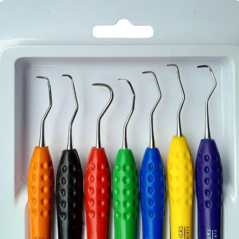 QUANTAFIT EXPORTS 7-Piece Set Teeth Cleaning Kit Plaque and Tartar Remover