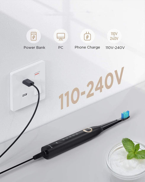 USB Charger Cable, 3.3FT - Replacement DC USB Charging Cable for Fairywill/Bitvae/KIPOZI/Dnsly/Vekkia/Gloridea Sonic