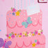 SUNCOLOR 16" Extra Large Gift Bag with Tissue Paper for Girls (Happy Birthday Cake)