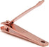PrettyClaw Nail Clippers, Sharp Edge Fingernail and Toenail Clipper, Stainless Steel for Manicure and Pedicure (Rose