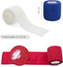 Self Adherent Wrap Bandages, Self Adhering Cohesive Tape for Sports Sprain, Soreness on Wrist and Ankle, 8PCS