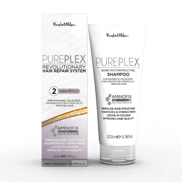 PurePlex Bond Reconstructing Shampoo, Professional Formula for All Hair Types, 8.5 Fl Oz by Knight & Wilson