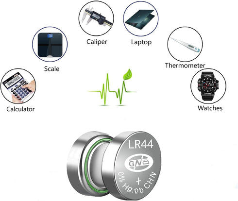 80PCS Watch Batteries - Assorted AG0, AG1, AG3, AG4, AG5, AG7, AG10, AG13, 1.5V Alkaline LR41 LR44 Coin Cell