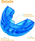 Coolrunner Double Braces Mouth Guard, Youth Athletic Mouthguards for Upper and Lower Teeth Protection (Blue)