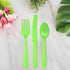 Assorted Kiwi Plastic Cutlery (Pack of 24) - Elegant, Durable, and Disposable Party Supplies for Every Occasion