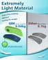 3/4 Length High Arch Support Insoles, QBK Plantar-Fasciitis Insoles for Flat Feet, All-Day Comfort XL