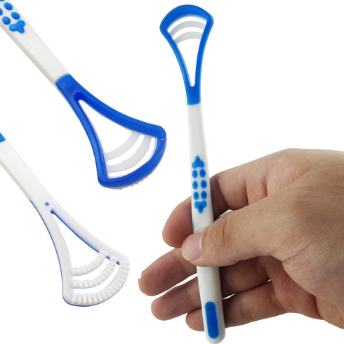 40PCS Tongue Scraper for Adults, Blue Tongue Cleaner, Oral Care Scrapers Kits for Healthy Oral Care