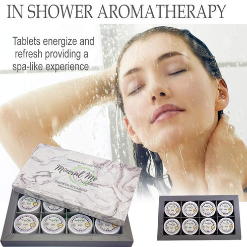 Lavender Shower Steamers Aromatherapy - Organic Essential Oils for Vaporizing Steam Spa, Relaxation Gift