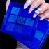 AMY'S DIARY Blue Eyeshadow Palette, Glitter Eye Shadow Makeup, Waterproof Navy Blue Shimmer Palette