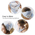 TOBATOBA Beautiful Floral Chiffon Headbands, 5 Pcs Boho Elastic Thin Fashion Headbands for Women