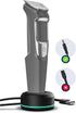 Stand Charger for Philips Norelco Multi-Groomer 3000 Trimmer Models, Free-Standing Charging Dock Base, USB Powered, LED Indicator (MG3750 Single-Pin Models Only)
