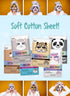 Epielle Panda Character Skincare Sheet Masks, Animal Spa Mask for All Skin Types, Spa Gifts for Women