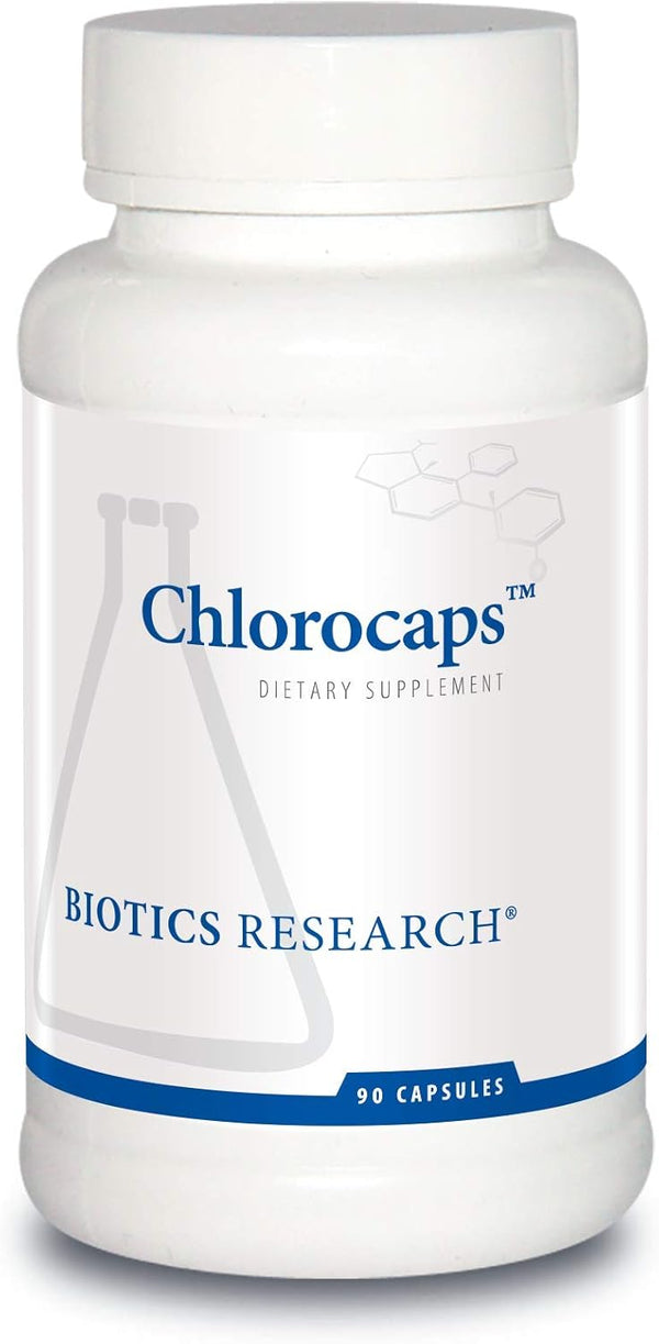 Biotics Research Chlorocaps Chlorophyllins, Vitamins, SOD & Catalase, Good Source of Magnesium, 90 Caps
