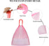3 Rolls Drawstring Small Trash Bags, 60 Counts 4 Gallon Thicken Garbage Bags for Kitchen Bathroom Office