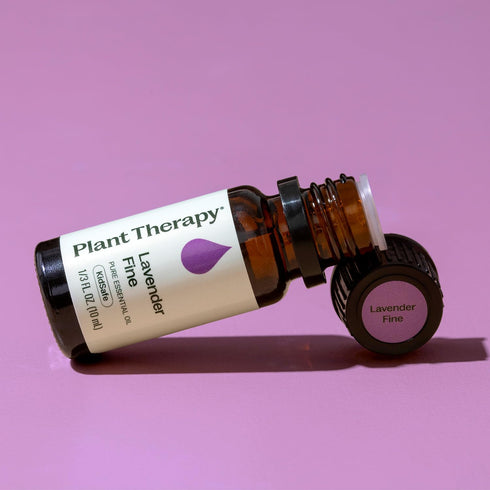 Plant Therapy Lavender Fine Essential Oil, 10 mL (1/3 oz), 100% Pure, Therapeutic Grade