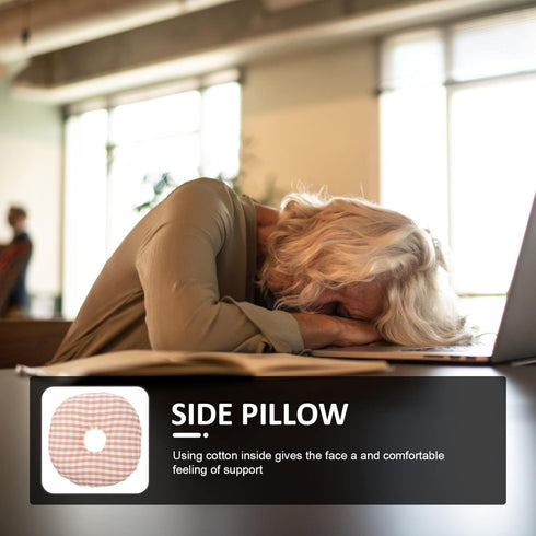 PRETYZOOM Ear Hole Pillow for Side Sleeping Portable Nursing Ear Pillow Comfortable Support for Elderly and Patients