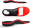 (220+lbs) Plantar Fasciitis Strong Arch Support Insoles for Men Women, Orthotic Inserts for Flat Feet Pain Relief, Black