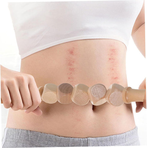 Wooden Manual Muscle Roller Tools for Relaxation and Massage