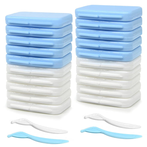 BVN Braces Wax Dental Wax: 20 Boxes of Orthodontic Wax Strips, Relief Wax for Braces Wearers, Oral Wax for Teeth