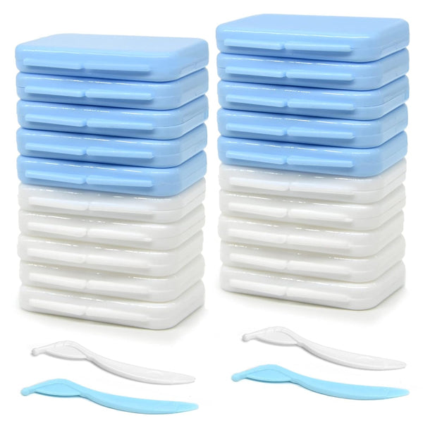 BVN Braces Wax Dental Wax: 20 Boxes of Orthodontic Wax Strips, Relief Wax for Braces Wearers, Oral Wax for Teeth